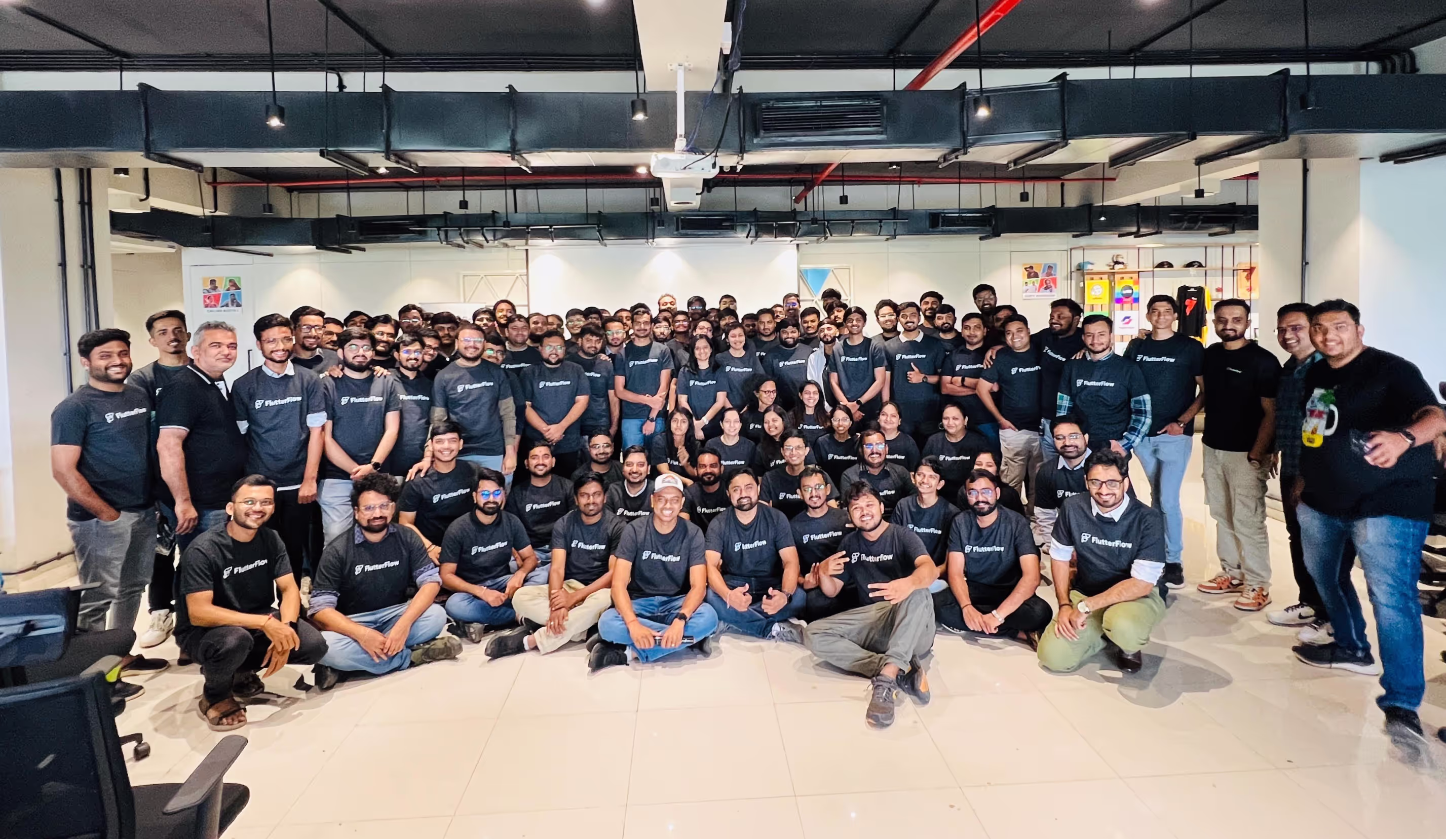FlutterFlow developers group photo