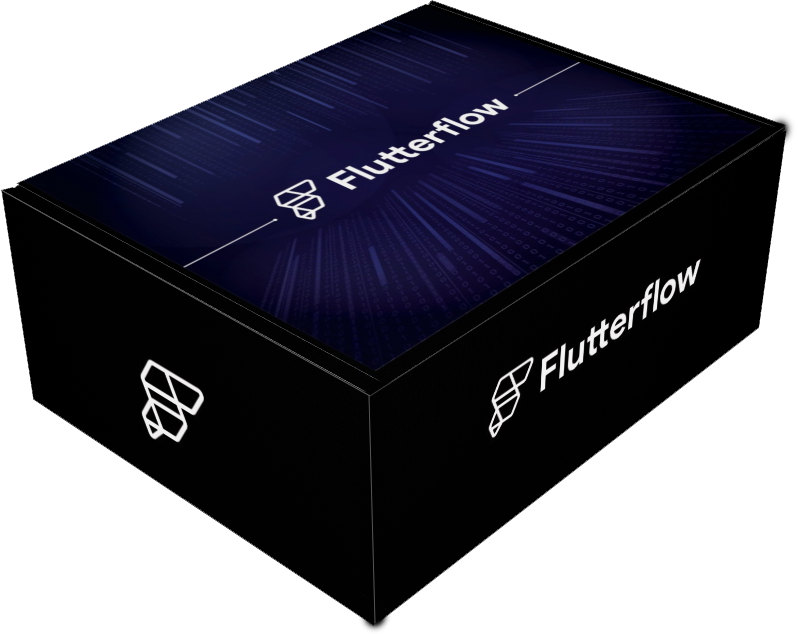 Swag box for flutterflow hackathon competition.